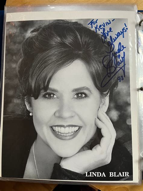 LINDA BLAIR, actress from The Exorcist, autograph – Williamsburg ...