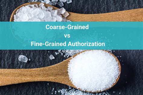 Coarse-Grained vs. Fine-Grained Authorization