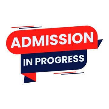 Admission In Progress Banner Vector, Admission In Progress, Banner ...