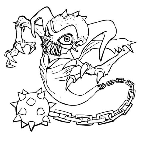 Ghost Roaster Skylanders coloring page - Download, Print or Color Online for Free