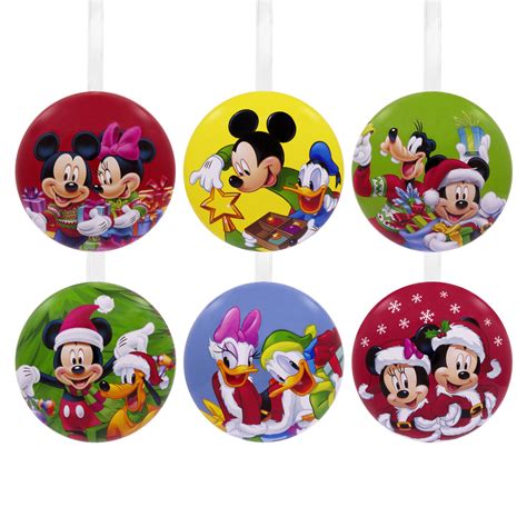 Hallmark Disney's Mickey Mouse and Friends (Set of 6) Christmas ...