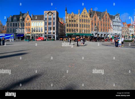 Markt square, Bruges, West Flanders, Belgium Stock Photo - Alamy