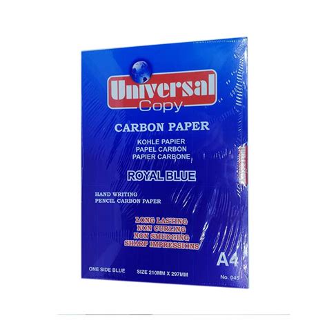 Universal Copy Carbon Paper - A4 One Side Blue - Devmina Publications and Book Shop