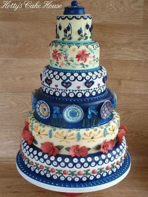 Cake - Pottery Inspired Wedding Cake #2730650 - Weddbook