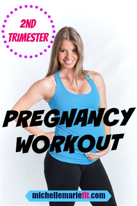 Second Trimester Pregnancy Workout - Michelle Marie Fit