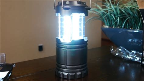 Ultra Bright LED Light Camping Lantern Unboxing And Review - YouTube