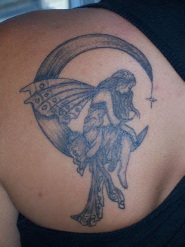 Fairy Moon Tattoo | Tatuaggi, Tatoo