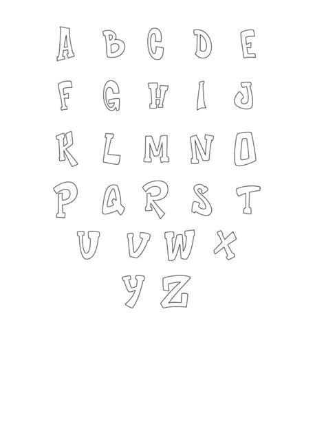 Graffiti Letters Alphabet For Beginners