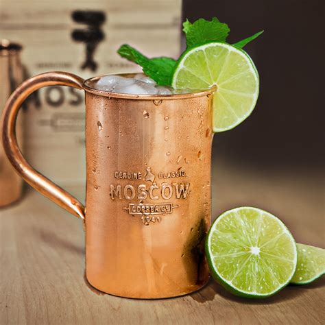 The Original 100% Copper Mule Mug | Moscow mule recipe, Mule recipe, Cucumber moscow mule recipe