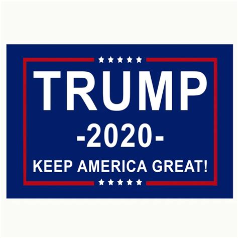 Trump 2020 Flag Double Sided Printed Donald Trump Flag Keep America ...