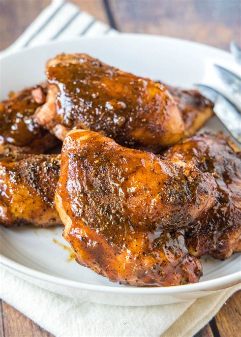 Smoked Chicken Thighs - Dinners, Dishes, and Desserts