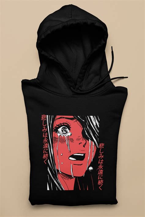 Unisex Manga Anime Girl Hoodie/anime Girl Hoodie/vaporwave - Etsy