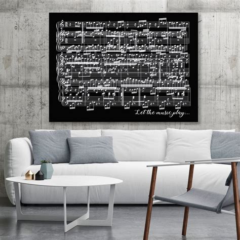 Music Sheets Print, Custom Song Music Sheets Canvas or Paper Anniversary Gift, Music Notes Art ...