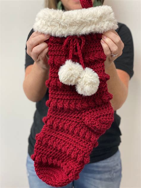 Crafty Boho Christmas Stocking