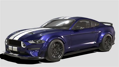 Ford Mustang RTR SPEC 5 2020 - Buy Royalty Free 3D model by Phazan ...