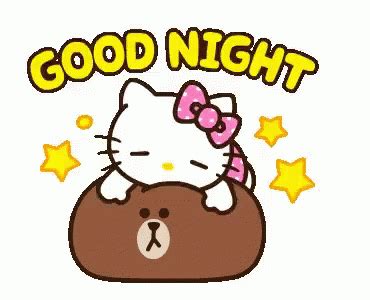 Hello Kitty Sleep GIF - HelloKitty Sleep BrownBear - Discover & Share GIFs