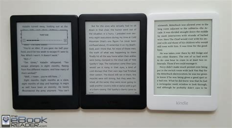 2019 Kindle with Frontlight Screen Comparison (Video) | The eBook ...