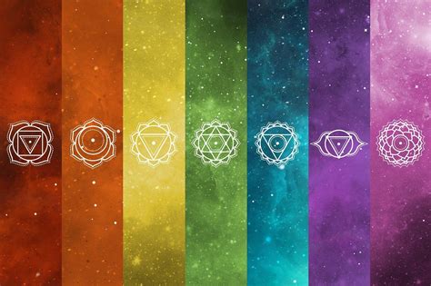 Chakra Symbols Vector Set | Chakra painting, Chakra art, Chakra symbols