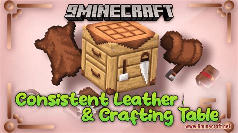 Consistent Leather & Crafting Table Resource Pack (1.19.2, 1.19) - Texture Pack - Mc-Mod.Net