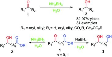 Selective reduction of aldehydes and ketones to alcohols with ammonia ...