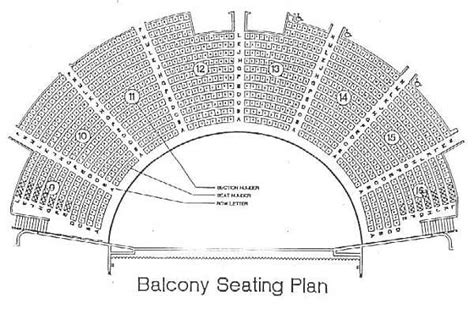 Ryman Auditorium Seating Plan