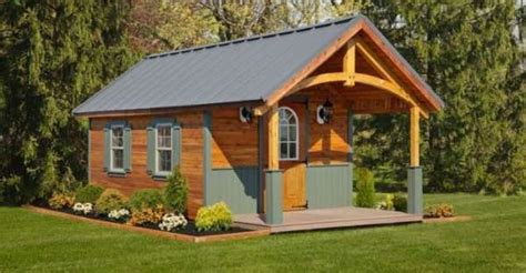 What do you think of these cute little AMISH Cabin Kits | Amish house, Amish cabins, Solar house ...