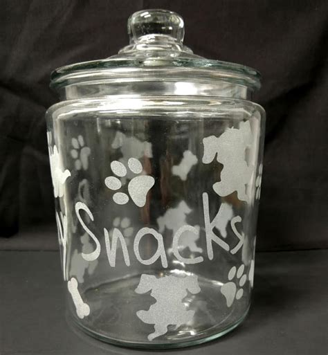 Personalized Dog Treat Jar for Sale | Made In Michigan