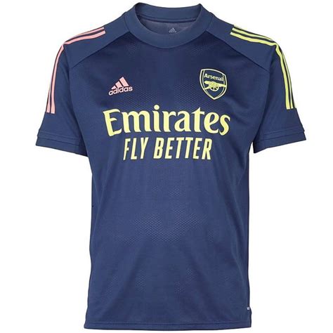 Arsenal Blue Training Jersey 2020/21 | Official Adidas Arsenal 20/21 ...