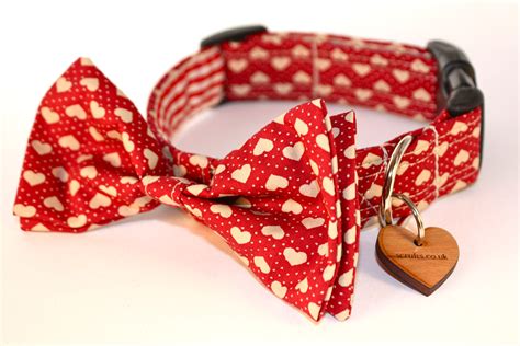 Dickie Valentine Bow Tie Dog Collar - Scrufts