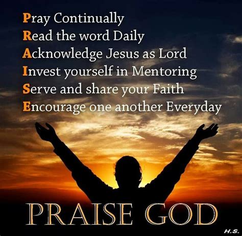 Praise Acronym | Praise Him!!! | Pinterest