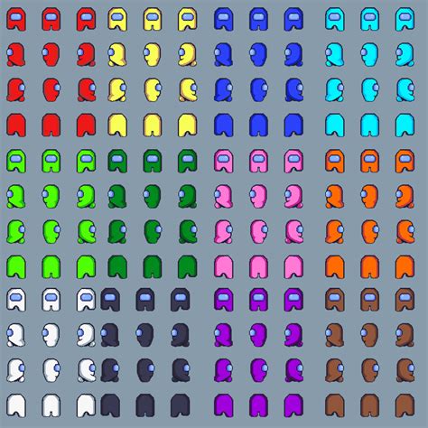 ArtStation - Among Us Sprite(s) -Combined Sheets-