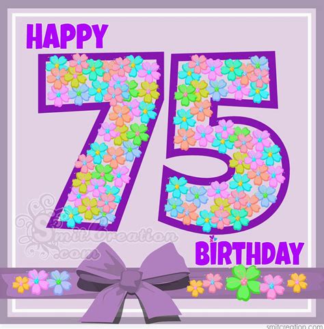 Happy 75th Birthday Cards Birthday Wishes by Age Pictures and Graphics | BirthdayBuzz