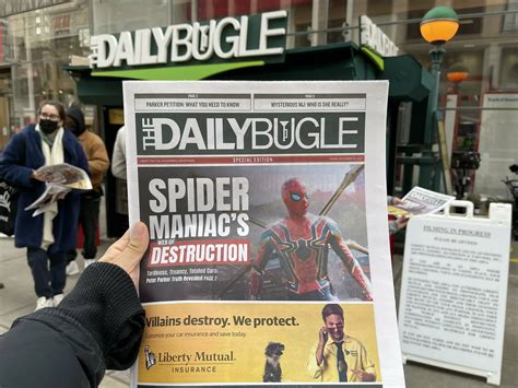 The Daily Bugle Newsstands Arrive in New York City; Handing out Limited Edition Spider-Man ...