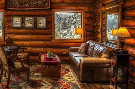 For That Rustic Look – A Log Cabin Living Room | Photo Remodeling Analysis