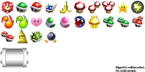 GameCube - Mario Kart: Double Dash!! - Items - The Spriters Resource