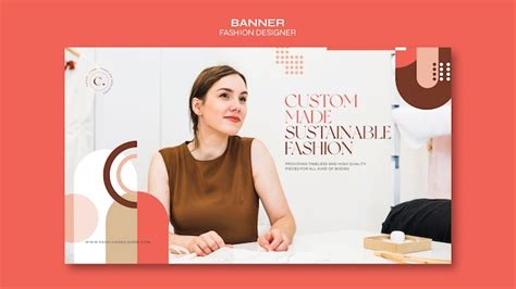 Free PSD | Fashion designer concept banner template