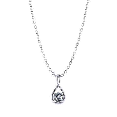 Simple Diamond Drop Pendant - Jewelry Designs