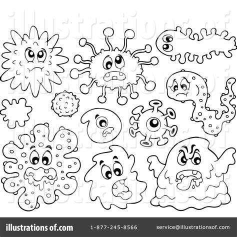 germs clipart black and white - Clipground