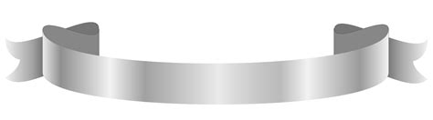 Silver ribbon 1197222 PNG