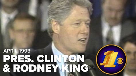 Pres. Clinton & Rodney King verdict | 11 News Vault | thv11.com