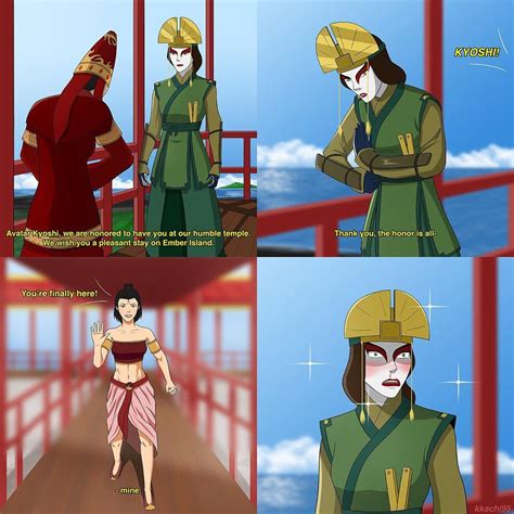 kkachi 🇰🇷 on Instagram: “Kyoshi meets Rangi in the Fire Nation 😳 A reminder tha… | Avatar kyoshi ...