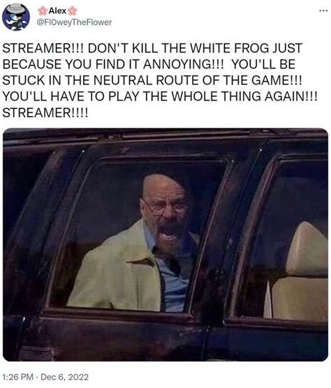 Breaking bad Walt Screaming in a Car - Walt Screaming at Undertale ...