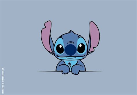 Fun and Cute Stitch Wallpapers : Stitch on Misty Blue Background I Take ...