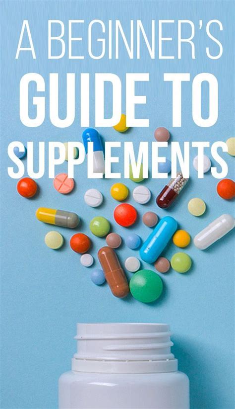 A Beginner's Guide To Supplements | Healthy supplements, Health and fitness tips, Help losing weight