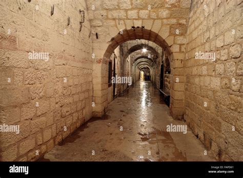 Damp corridor inside Fort de Vaux, Verdun, Lorraine, France Stock Photo - Alamy