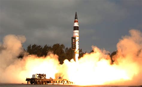 Images: India successfully launches missile Agni -V