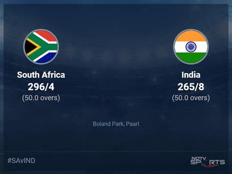 South Africa vs India live score over 1st ODI ODI 46 50 updates | Cricket News