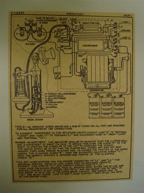 Wooden Magneto box and candlestick Wiring Diagram glue on - Old Phone ...