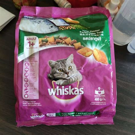 Jual WHISKAS 480 Gram Tuna Flavour | Makanan kucing kering di Seller ...