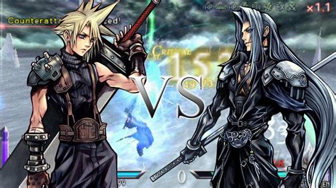 [Dissidia 012 Final Fantasy] Cloud Strife VS Sephiroth - YouTube